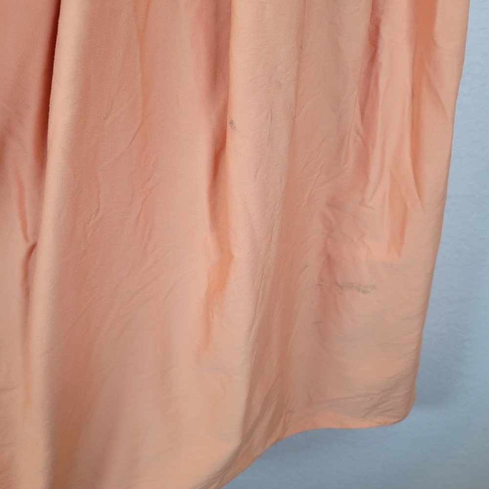 ALEXIS Womens Kamali Orange Knit Strapless Midi Dress Ruffle Skirt Size Small - Picture 7 of 11